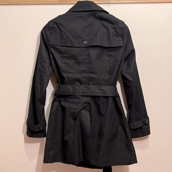 Banana Republic Factory black cotton trench coat - Picture 9 of 17